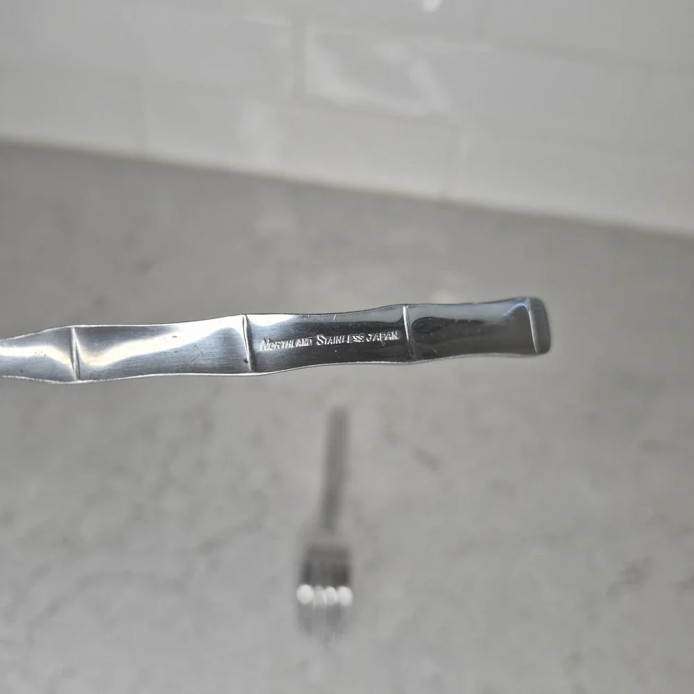 Northland Stainless Steel Bamboo 2 Forks‎